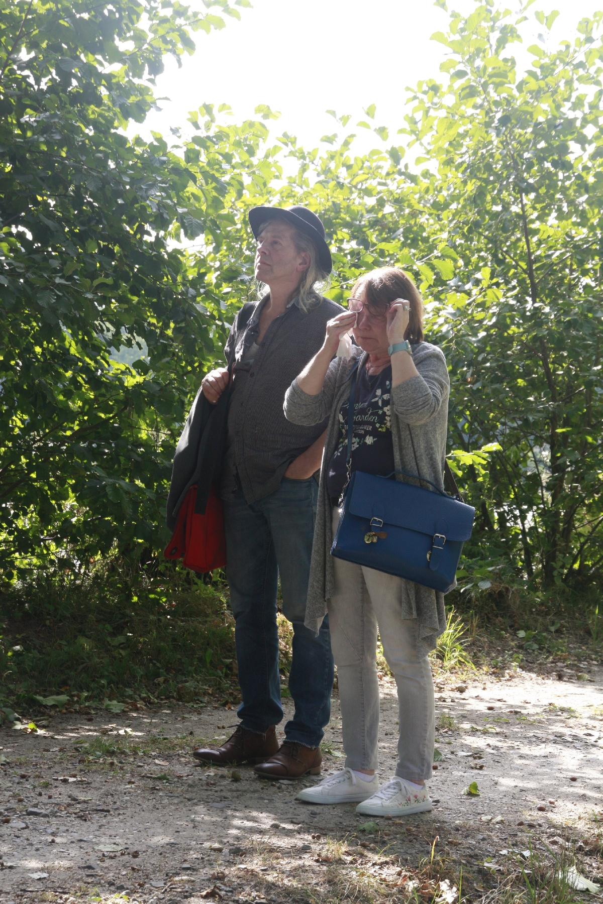 Detlef und Ramona bei der Alten Eiche bei Niedergurig
